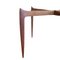 Folding Danish Teak Tray Table by Willumsen & Engholm for Fritz Hansen, 1950s 8