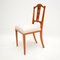 Edwardian Inlaid Satin Wood Dining Chairs, 1900s, Set of 4 8