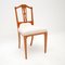 Edwardian Inlaid Satin Wood Dining Chairs, 1900s, Set of 4 6