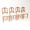 Edwardian Inlaid Satin Wood Dining Chairs, 1900s, Set of 4 1