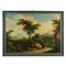 Landscape with Washerwomen at the River, Oil on Canvas, Framed, Image 1