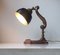 Lámpara de mesa danesa modernista de cobre y latón patinado, años 20, Imagen 3