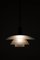 Lampada da soffitto in ottone ramato e vetro smerigliato di Poul Henningsen, anni '30, Immagine 5