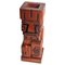 Wooden Tiki Totem Sculpture Pen Holder, 1960 1