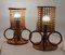 Tischlampen aus Bambus & Rattan, Italien, 1960er, 2er Set 4