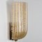 Fluted Murano Glass Wall Sconce by Barovier, Italy, 1960s 9