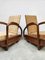 Gewebte Art Deco Rattan Sessel, 1930er, 2er Set 5