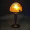 Art Deco Wrought Iron Table Lamp by Daum Nancy, 1930s 2