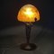 Art Deco Wrought Iron Table Lamp by Daum Nancy, 1930s, Image 2