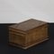 Toilettenbox mit Intarsien aus Metall und Holz 7