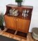 Mid-Century Modern Italian Walnut Wood and Brass Dry Bar Cabinet, 1960s 4