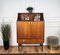 Mid-Century Modern Italian Walnut Wood and Brass Dry Bar Cabinet, 1960s 2