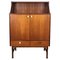 Mid-Century Modern Italian Walnut Wood and Brass Dry Bar Cabinet, 1960s 1