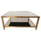 Vintage 23kt Coffee Table from Belgochrom, 1970s, Image 1