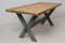 Northern Swedish Painted Trestle Dining Table, Image 11