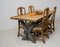 Northern Swedish Painted Trestle Dining Table 5