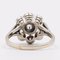 Vintage 18k White Gold Ring with Diamonds, 1960s 6