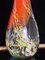 Jarrón Art Glass de cristal de Murano multicolor con remolino de confeti, años 70, Imagen 6
