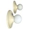 Mid-Century Modern Italian Ball Wall Lamps attributed to Castiglioni for Flos, 1960s, Set of 2 1