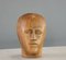 German Carved Wooden Milliners Head, 1910 2