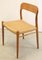 Model 75 Chairs by Niels Otto Møller for J.L. Møllers, 1920s, Set of 6 6