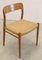 Model 75 Chairs by Niels Otto Møller for J.L. Møllers, 1920s, Set of 6, Image 8