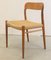Model 75 Chairs by Niels Otto Møller for J.L. Møllers, 1920s, Set of 6 5