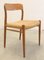 Model 75 Chairs by Niels Otto Møller for J.L. Møllers, 1920s, Set of 6 2
