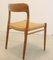Model 75 Chairs by Niels Otto Møller for J.L. Møllers, 1920s, Set of 6 9