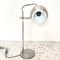 Lámpara de escritorio con forma de globo ocular era espacial de aluminio cepillado de Goffredo Reggiani, años 60, Imagen 1