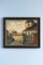 Artista di scuola francese, Strada con chiesa, Dipinto ad olio su tavola, Inizio XX secolo, Con cornice, Immagine 6