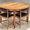 Circular Table and Chairs by Tom Robertson for McIntosh, Set of 4, Image 5