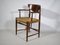 Danish Teak Chair with Paper Cord Armrests by Peter Hvidt & Orla Molgaard-Nielsen for Soborg Mobelfabrik, 1960 3