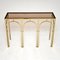 Vintage Italian Brass and Glass Console Table, 1970s 1