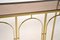 Vintage Italian Brass and Glass Console Table, 1970s 6