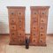 Vintage Colonial Teak Apothecary Cabinets, 1990s, Set of 2 22