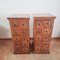 Vintage Colonial Teak Apothecary Cabinets, 1990s, Set of 2 10