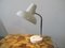 White Metal Desk or Table Lamp, 1950s 1