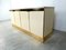 Vintage Lacquered and Brass Credenza, 1980s, Image 4