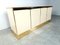 Vintage Lacquered and Brass Credenza, 1980s, Image 7