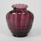Art Deco Vase aus Lila Glas, 1930er 7
