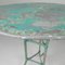 Iron Garden Table with Round Top on 3 Legs, 1950s 11