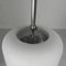 Vintage Hanging Lamp with Cylindrical White Glass Shade, 1950s, Image 11
