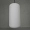 Vintage Hanging Lamp with Cylindrical White Glass Shade, 1950s 14