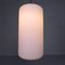 Vintage Hanging Lamp with Cylindrical White Glass Shade, 1950s 4