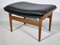 Teak and Leather Model Bwana Armchair and Footstool by Finn Juhl for France & Søn / France & Daverkosen, 1960, Set of 2, Image 16
