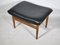 Teak and Leather Model Bwana Armchair and Footstool by Finn Juhl for France & Søn / France & Daverkosen, 1960, Set of 2 15