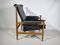 Teak and Leather Model Bwana Armchair and Footstool by Finn Juhl for France & Søn / France & Daverkosen, 1960, Set of 2, Image 8