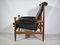 Teak and Leather Model Bwana Armchair and Footstool by Finn Juhl for France & Søn / France & Daverkosen, 1960, Set of 2 11