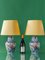 Lámparas de mesa Delft vintage policromadas, años 40. Juego de 2, Imagen 2